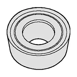 WIDIA 2002473 High Performance Turning Insert, ANSI Code: RCGT0803M0AL1 HCK10, RCGT Insert, 0803 Insert, Round Shape, Positive Rake, Neutral Cutting, For Use On Non-Ferrous Metals, Carbide, Manufacturer's Grade: HCK10