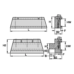 WIDIA 2007826 ProGroove⢠WGC Cut-Off Blade Holder, 18 mm Shank, Neutral Cutting