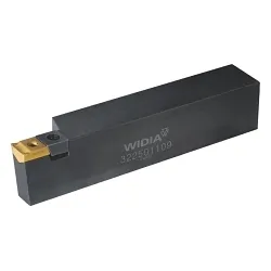 WIDIA 2008147 LG Series Integral Toolholder, Right Hand Cutting, Insert Compatibility: 12356801000, 10 Insert Seat, 32 mm H x 25 mm W Shank, 170 mm OAL