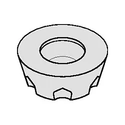 WIDIA 2012484 M100â„¢ Milling Insert, ANSI Code: RDHW1204M0MH TN2510, RDHW Insert, 1204M0 Insert, Carbide, Manufacturer's Grade: TN2510, Round Shape