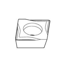 WIDIA 2830724 Positive Small Hole Boring Insert, ANSI Code: CDHH120605L CG5, CDCG Insert, 5/32 in Inscribed Circle, Carbide, Manufacturer's Grade: CG5, TiN