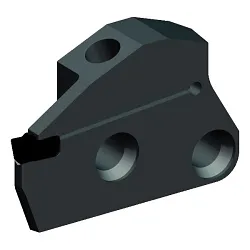 WIDIA 6498457 WGC Single End Modular Straight Blade, Steel, 50, Right Hand Cutting, 12 mm Max Depth of Cut