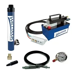 Williams® JH1AP10T10TL Low Profile Air Pump and Cylinder Combination, 10 ton, 9.96 in, 1000 psi