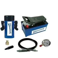 Williams® JHW1AP100T06 Air Pump and Cylinder Combination, 10 ton, 6.63 in, 1000 psi