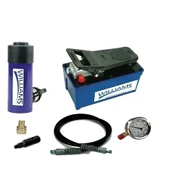 Williams® JHW1AP10T02 Air Pump and Cylinder Combination, 10 ton, 2.01 in, 1000 psi