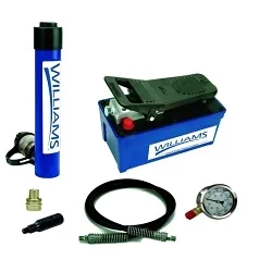 Williams® JHW1AP10T06 Air Pump and Cylinder Combination, 10 ton, 5.94 in, 1000 psi