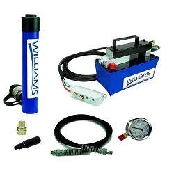 Williams® JHW1AP10T06L Low Profile Air Pump and Cylinder Combination, 10 ton, 5.94 in, 1000 psi