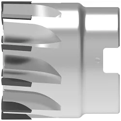 WNT 5001905000 Type W Face Mill, 1.9685 in Dia, 0.3937 in Max Depth of Cut