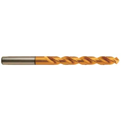 YG-1 0211KCN DJ544 High Performance SUS Twist Jobber Length Drill Bit, 2.1 mm Drill - Metric, 0.0826 in Drill - Decimal Inch, 130 deg Point, Hi-Vanadium HSS-EX, TiN